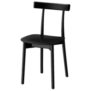 Muuto Sitzgelegenheiten-Nine Skinny Stuhl, schwarz gebeizte Esche