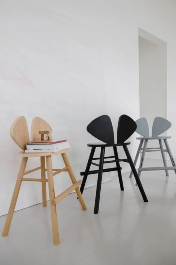 Kinder Nofred Möbel Für Das Kinderzimmer^Mouse Kinderstuhl, schwarz