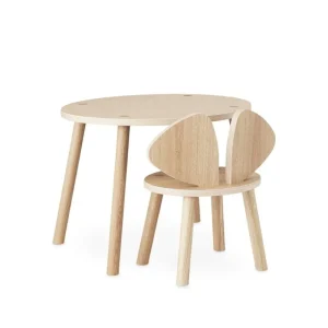 Kinder Nofred Möbel Für Das Kinderzimmer^Mouse Tisch, niedrig, Eiche lackiert