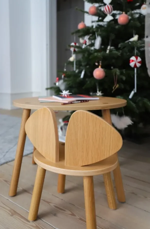 Kinder Nofred Möbel Für Das Kinderzimmer^Mouse Tisch, niedrig, Eiche lackiert