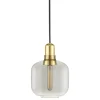 Normann Copenhagen Deckenleuchten-Amp Leuchte, klein, Rauchgrau - Messing