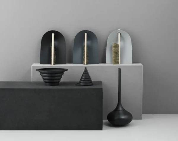 Normann Copenhagen Badezimmeraccessoires^Ballo Toilettenbürste, schwarz