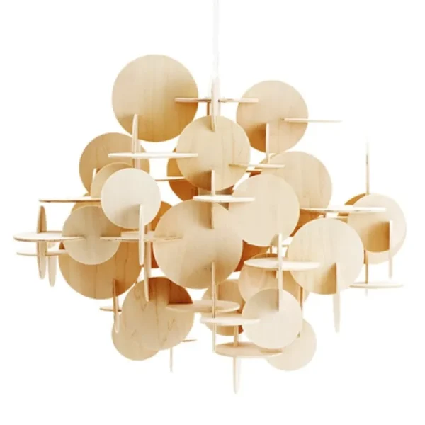 Normann Copenhagen Deckenleuchten-Bau Pendelleuchte, groß, natur