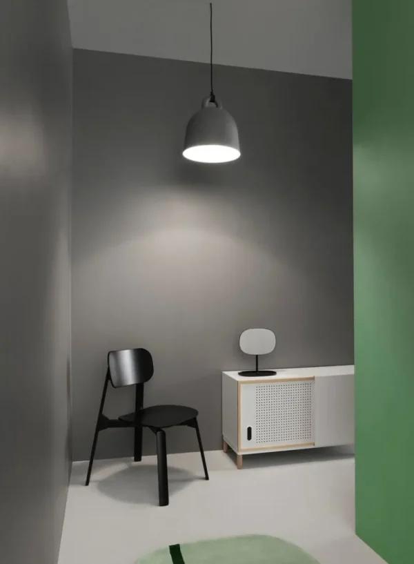 Graypants Deckenleuchten-Normann Copenhagen Bell Pendelleuchte, M, grau