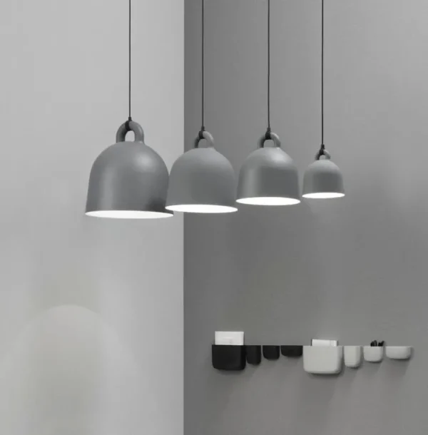 Normann Copenhagen Deckenleuchten-Bell Pendelleuchte, S, grau