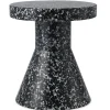 Normann Copenhagen Terrassenmöbel | Tische^Bit Hocker, Kegel, Schwarz - Weiß