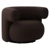 HAY Sitzgelegenheiten-Normann Copenhagen Burra Loungesessel, drehbar mit Rückdrehfunktion, UDA06