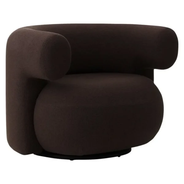HAY Sitzgelegenheiten-Normann Copenhagen Burra Loungesessel, drehbar mit Rückdrehfunktion, UDA06