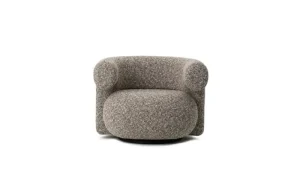 GUBI Sitzgelegenheiten-Normann Copenhagen Burra Loungesessel, drehbar mit Rückdrehfunktion, Zero 0011