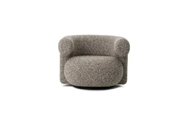 GUBI Sitzgelegenheiten-Normann Copenhagen Burra Loungesessel, drehbar mit Rückdrehfunktion, Zero 0011