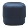 Normann Copenhagen Sitzgelegenheiten-Circus Hocker, klein, dunkelblaues Velours