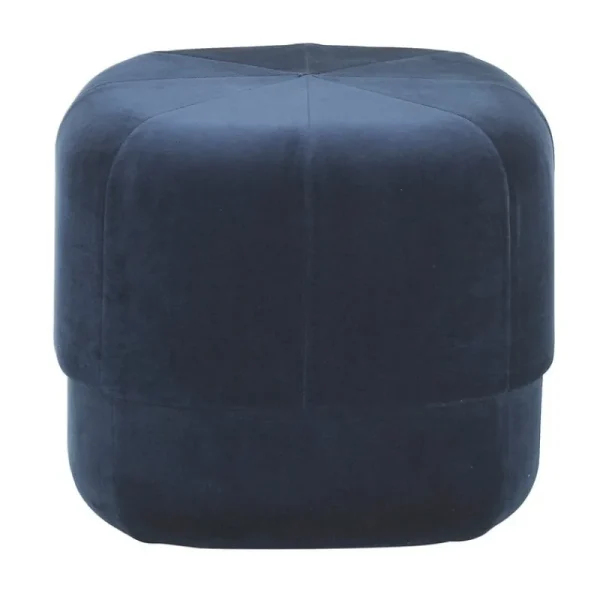 Normann Copenhagen Sitzgelegenheiten-Circus Hocker, klein, dunkelblaues Velours