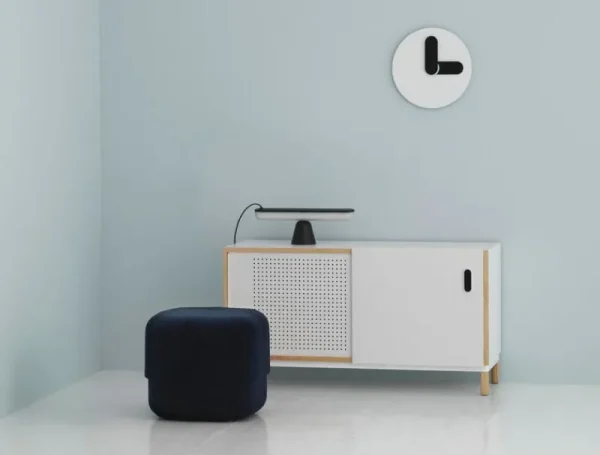Normann Copenhagen Sitzgelegenheiten-Circus Hocker, klein, dunkelblaues Velours