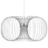 Northern Deckenleuchten-Normann Copenhagen Coil Pendelleuchte, 110 cm, Edelstahl