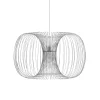 Audo Copenhagen Deckenleuchten-Normann Copenhagen Coil Pendelleuchte, 76 cm, Edelstahl