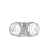 Audo Copenhagen Deckenleuchten-Normann Copenhagen Coil Pendelleuchte, 50 cm, Edelstahl