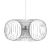 Audo Copenhagen Deckenleuchten-Normann Copenhagen Coil Pendelleuchte, 90 cm, Edelstahl