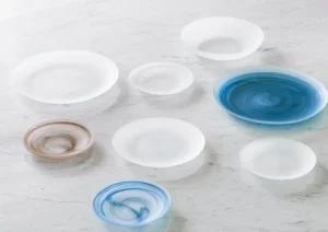 Normann Copenhagen Geschirr^Cosmic Glasteller, 16 cm, Braun