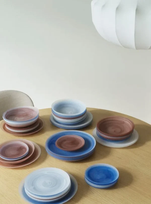 Normann Copenhagen Geschirr^Cosmic Glasteller, 27 cm, Weiß
