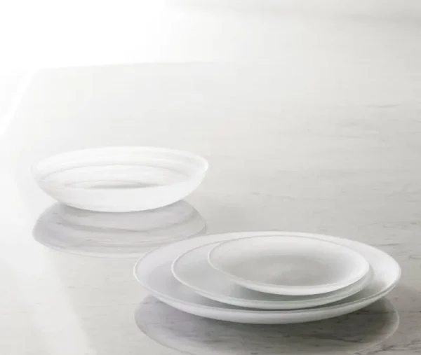 Normann Copenhagen Geschirr^Cosmic Glasteller, 27 cm, Weiß