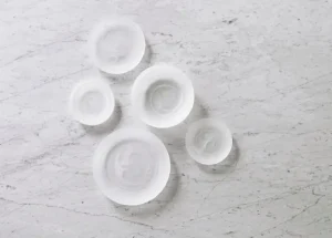 Normann Copenhagen Geschirr^Cosmic Glasteller, 27 cm, Weiß
