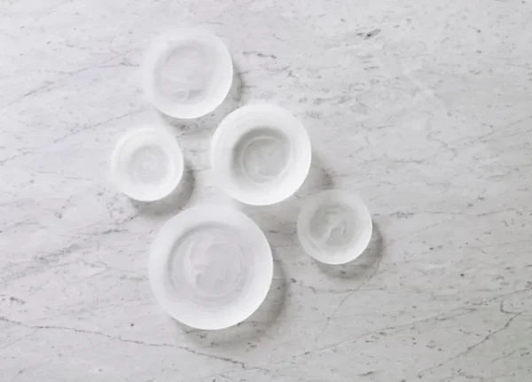 Normann Copenhagen Geschirr^Cosmic Glasteller, 27 cm, Weiß