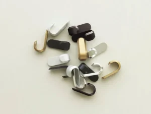 Normann Copenhagen Garderoben Und Kleiderbügel^Curve Minihaken, 2 Stk., Mattgold