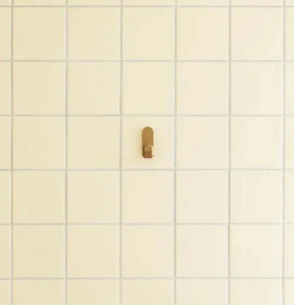 Normann Copenhagen Garderoben Und Kleiderbügel^Curve Minihaken, 2 Stk., Mattgold