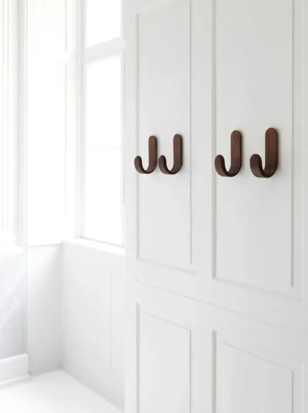 Normann Copenhagen Garderoben Und Kleiderbügel^Curve Haken, Walnussbraun