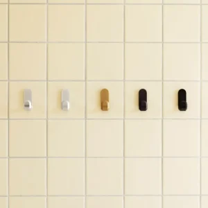 Normann Copenhagen Garderoben Und Kleiderbügel^Curve Minihaken, 2 Stk., Mattbraun