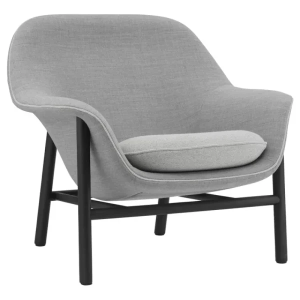 Muuto Sitzgelegenheiten-Normann Copenhagen Drape Loungesessel, niedr., Remix 113 - Hallingdal 100-Eiche sch