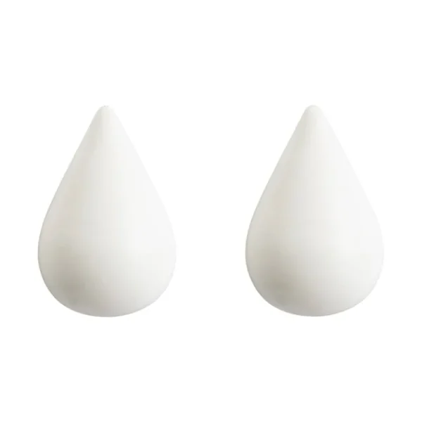 Normann Copenhagen Garderoben Und Kleiderbügel^Dropit Haken, klein, 2 Stück, Weiß