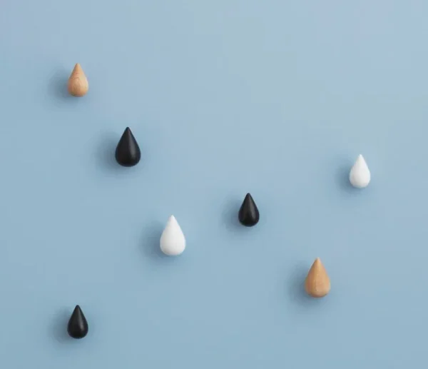 Normann Copenhagen Garderoben Und Kleiderbügel^Dropit Haken, klein, 2 Stück, Natur
