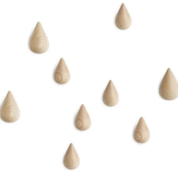 Normann Copenhagen Garderoben Und Kleiderbügel^Dropit Haken, klein, 2 Stück, Weiß