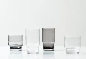 Normann Copenhagen Gläser Und Tassen^Fit Glas, 380 ml, Rauchgrau