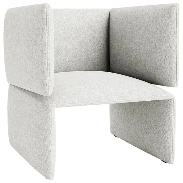 Normann Copenhagen Sitzgelegenheiten-Fold Loungesessel, Hallingdal 110 hellgrau