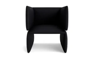 Normann Copenhagen Sitzgelegenheiten-Fold Loungesessel, schwarz, Ultra-Leder