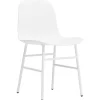 Artek Sitzgelegenheiten-Normann Copenhagen Form Stuhl, weißer Stahl – weiß