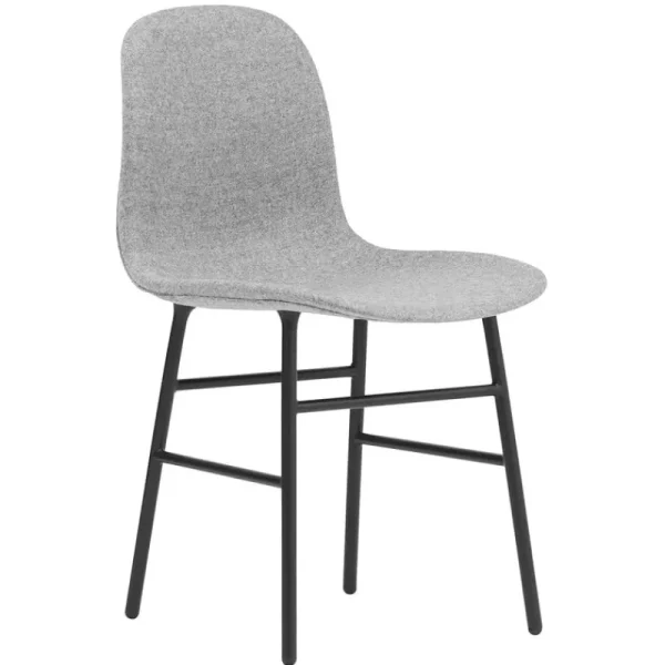 Swedese Sitzgelegenheiten-Normann Copenhagen Form Stuhl, schwarzer Stahl - Synergy 16