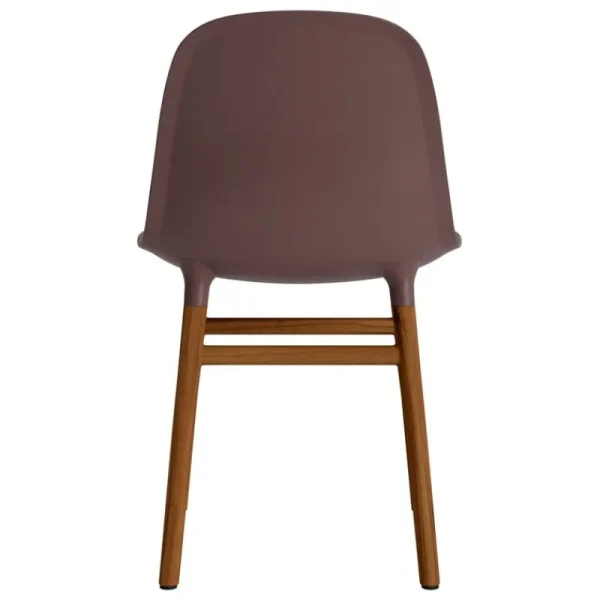 Tolix Sitzgelegenheiten-Normann Copenhagen Form Stuhl, Braun - Walnuss