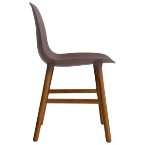 Tolix Sitzgelegenheiten-Normann Copenhagen Form Stuhl, Braun - Walnuss