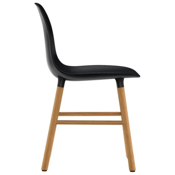 Artek Sitzgelegenheiten-Normann Copenhagen Form Stuhl, schwarz/Eiche