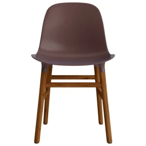 Tolix Sitzgelegenheiten-Normann Copenhagen Form Stuhl, Braun - Walnuss