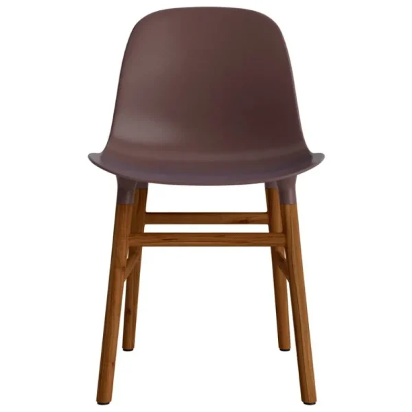 Tolix Sitzgelegenheiten-Normann Copenhagen Form Stuhl, Braun - Walnuss
