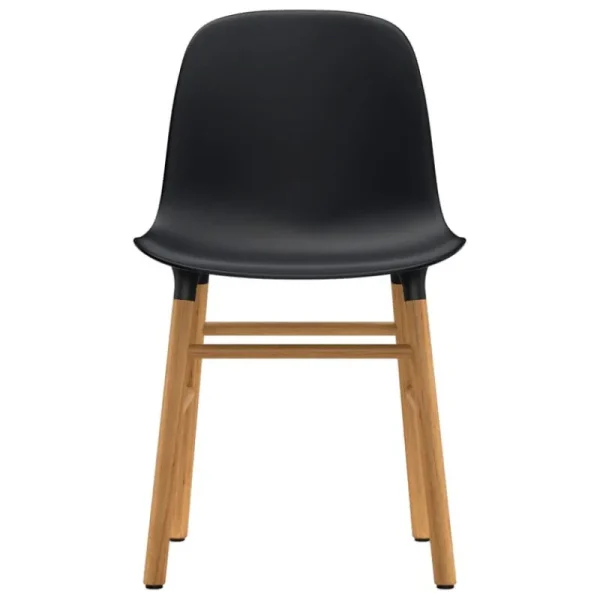 Artek Sitzgelegenheiten-Normann Copenhagen Form Stuhl, schwarz/Eiche