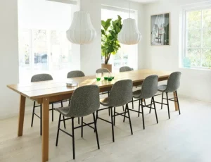 Swedese Sitzgelegenheiten-Normann Copenhagen Form Stuhl, schwarzer Stahl - Synergy 16