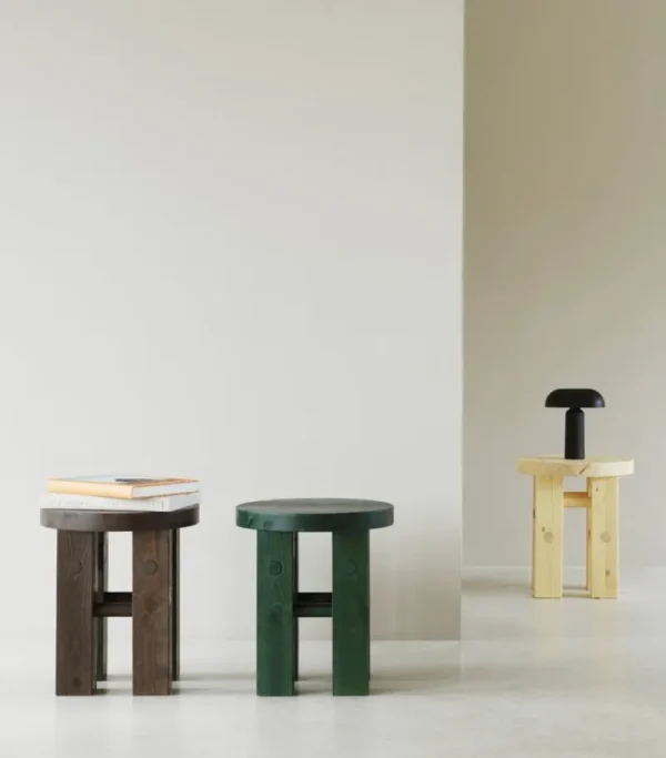 HAY Sitzgelegenheiten-Normann Copenhagen Fyr Hocker, Dunkelbraun