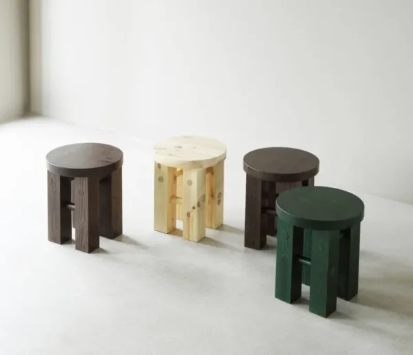 HAY Sitzgelegenheiten-Normann Copenhagen Fyr Hocker, Dunkelbraun