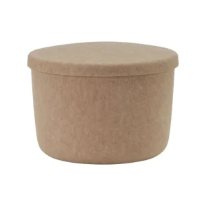 Normann Copenhagen Aufbewahrungsbehälter | Aufbewahrungsbehälter^Hide Aufbewahrungs-Pouf, klein, Sandbeige