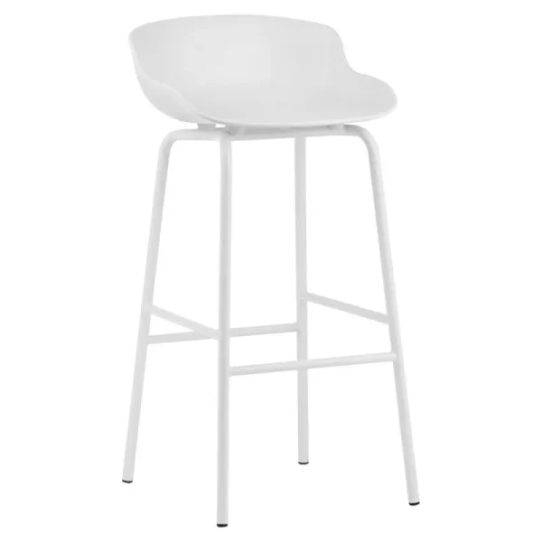 Normann Copenhagen Sitzgelegenheiten-Hyg Barhocker, 75 cm, Weiß